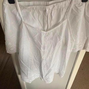 Peacocks Womens White Pajamas